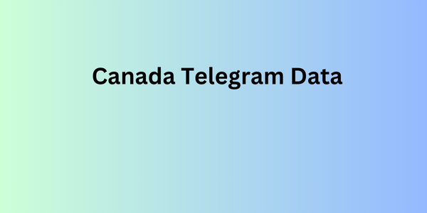 Canada telegram data