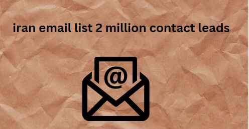 iran email list 2 million contact leads